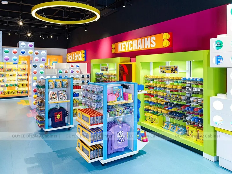Yellow Kids Store Display Rack 02