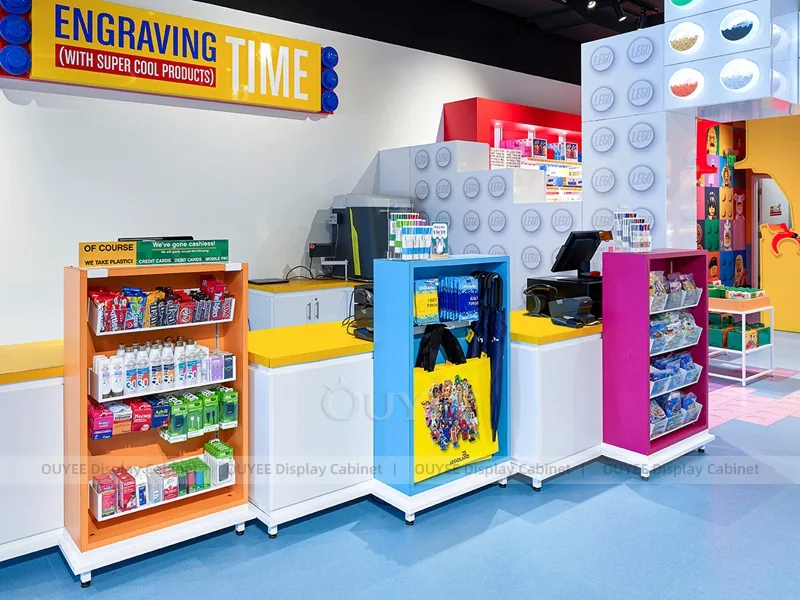 Yellow Kids Store Display Rack 04