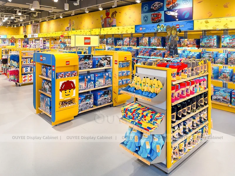 Yellow Kids Store Display Rack 06