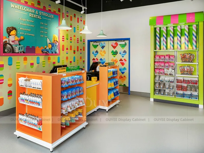 Yellow Kids Store Display Rack 08