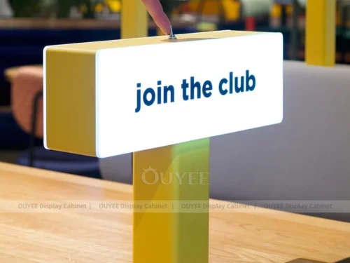 Gold Wood Boutique Cafe Service Counter with Coffee Machine Worktop 01